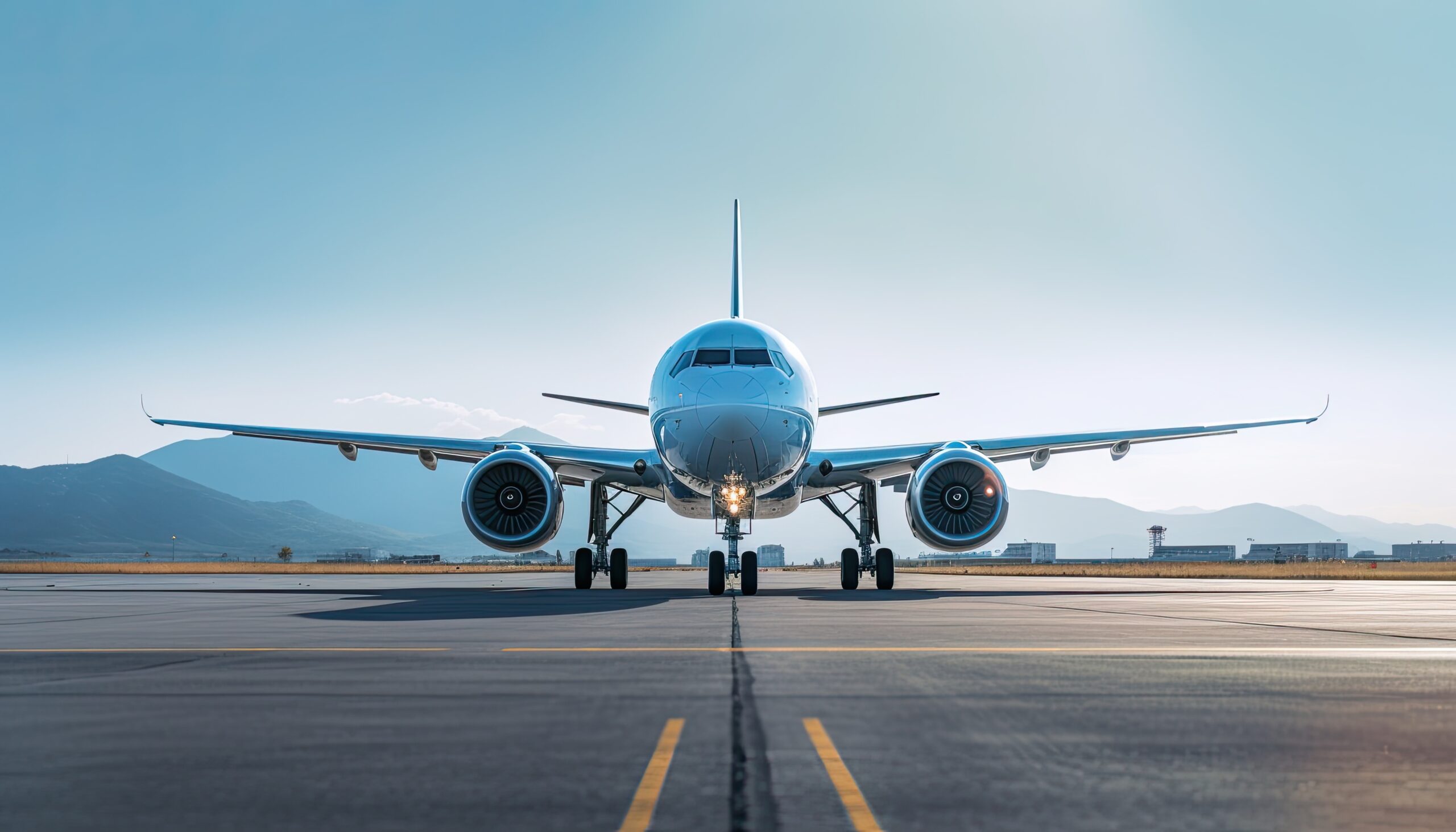 Airplane on runway