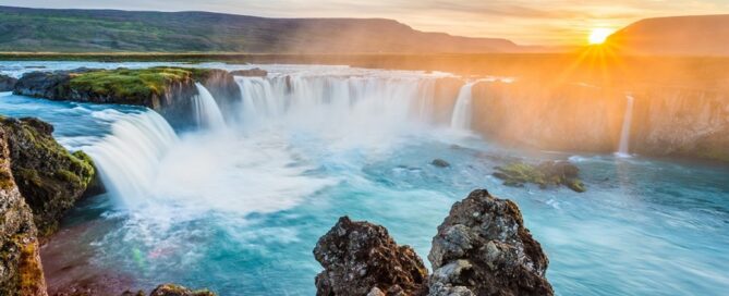 Iceland Godafoss School Trip