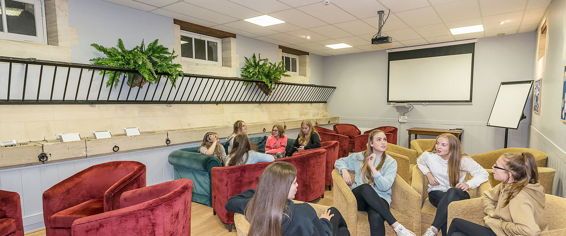 Chateau meeting and cinema room