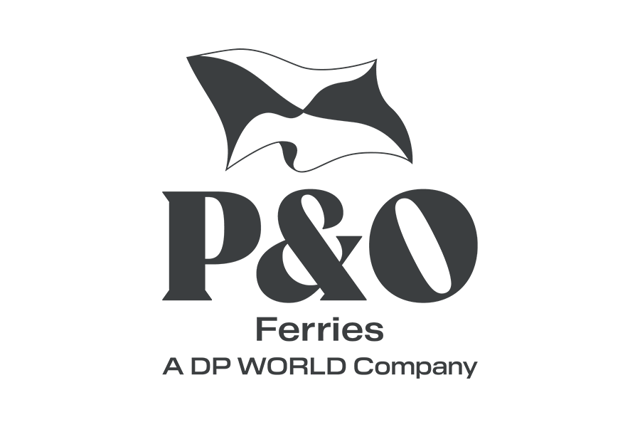 p and o logo